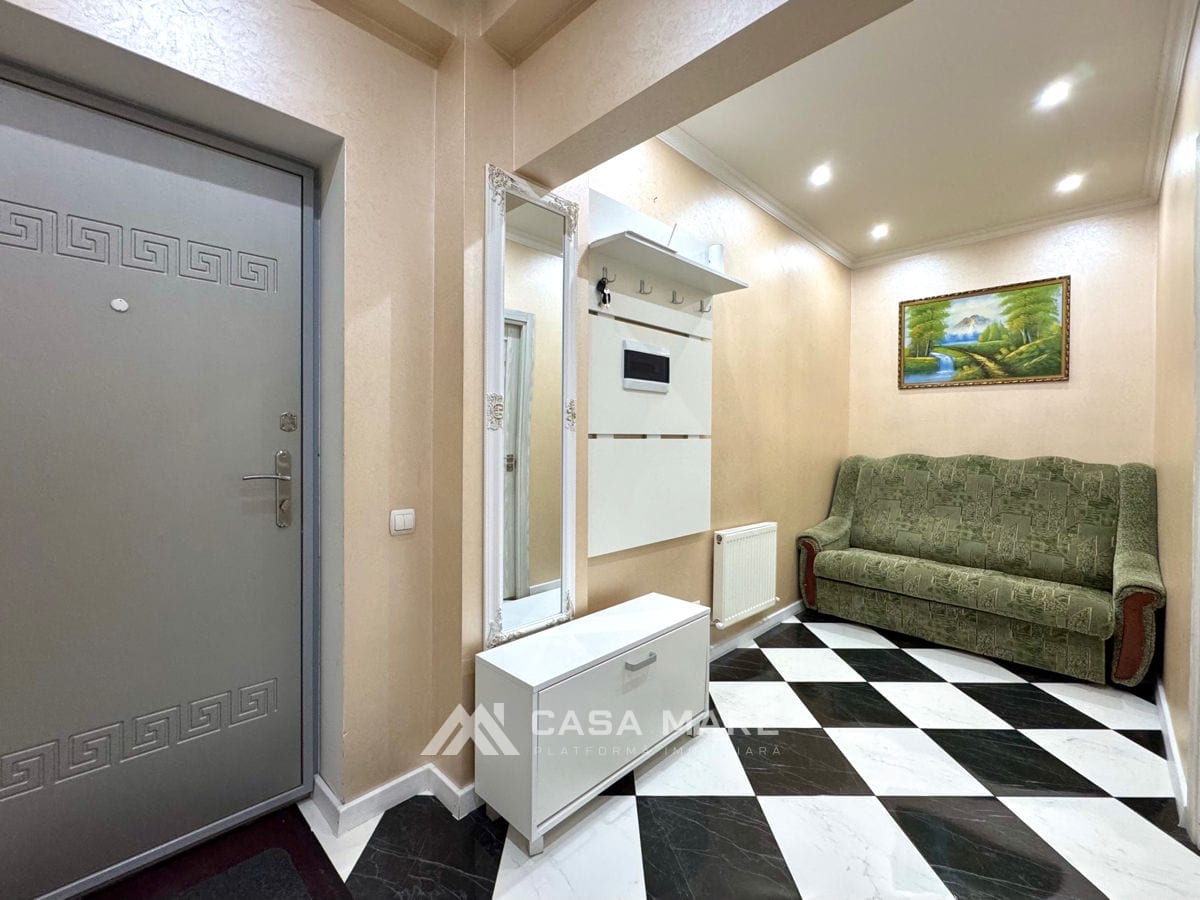 1-комнатная квартира, 51 м², Рышкановка, Кишинёв 9