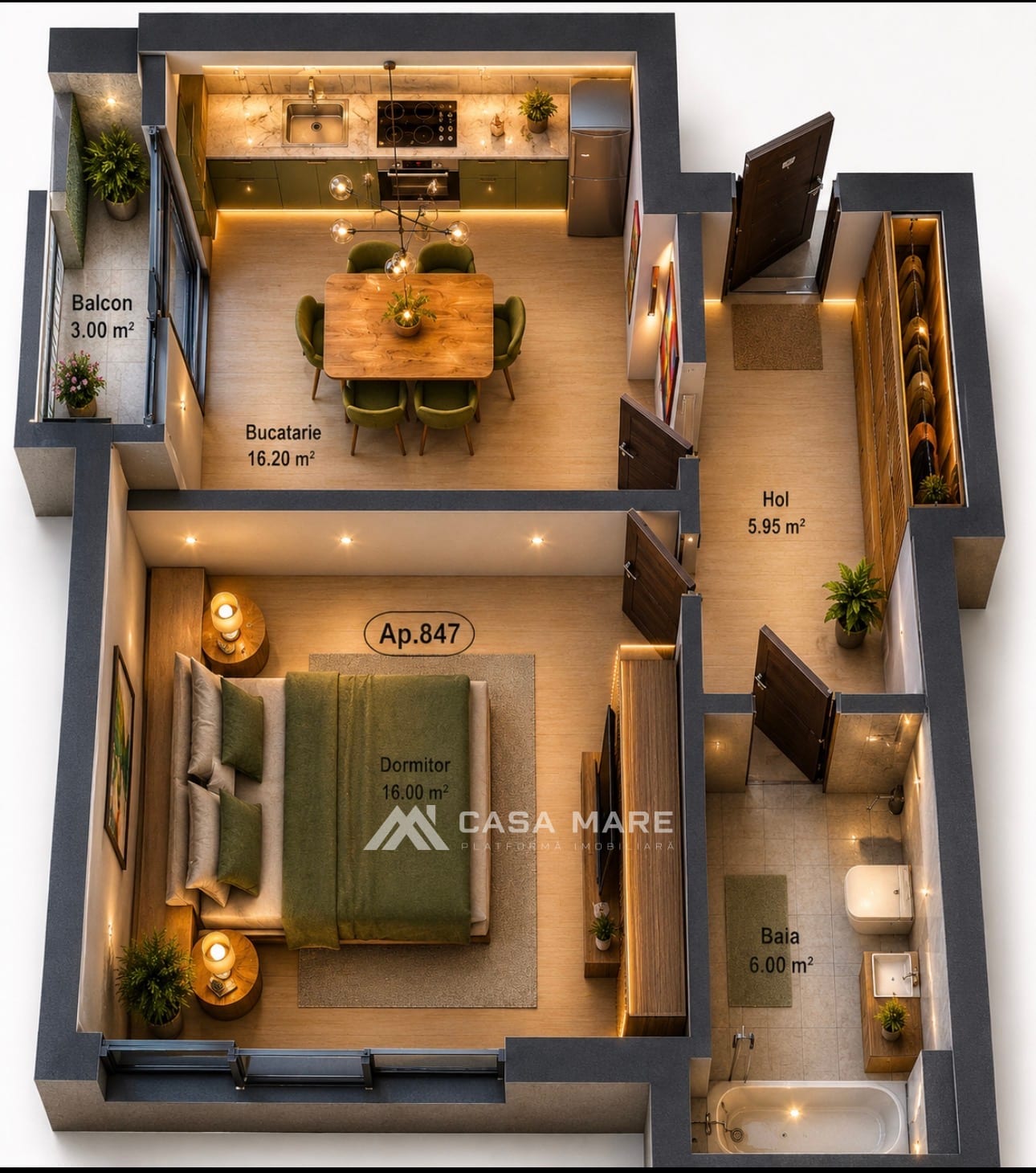 Apartament cu 1 cameră, 45 m², Botanica, Chișinău 2