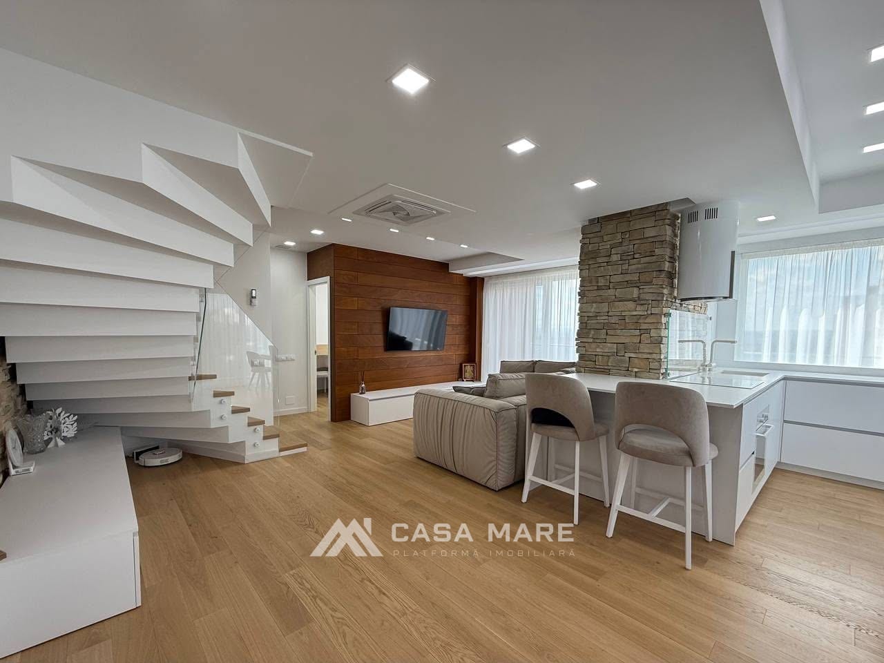 3-комнатная квартира, 133 м², Рышкановка, Кишинёв 5