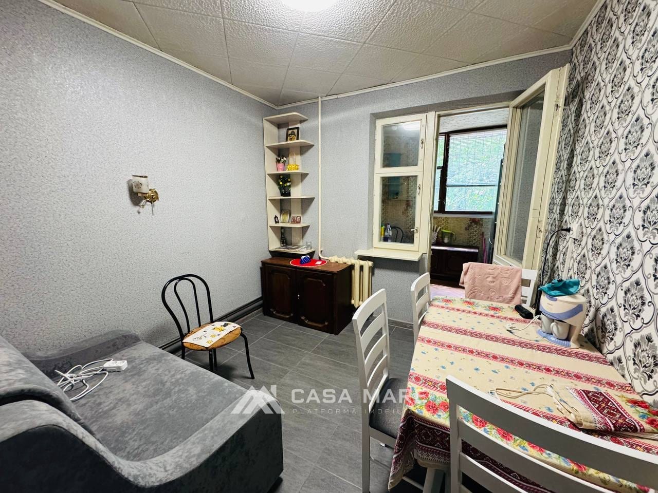 1-комнатная квартира, 45 м², Рышкановка, Кишинёв 9