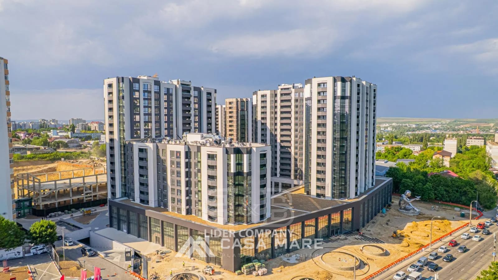 Продажа 1-комнатной квартиры площадью 48,1 м² в новом доме — Кишинёв, Ботаника 3