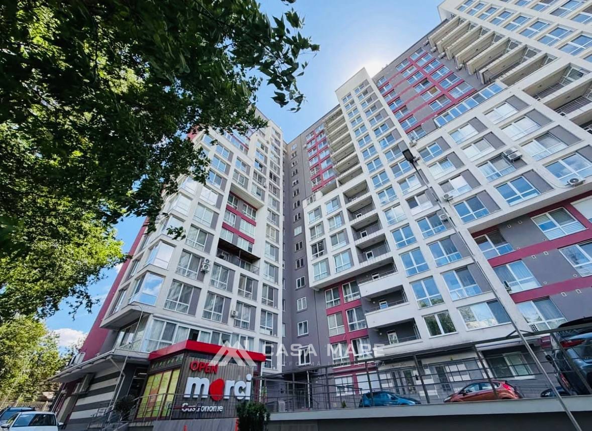 1-комнатная квартира, 51 м², Рышкановка, Кишинёв 1