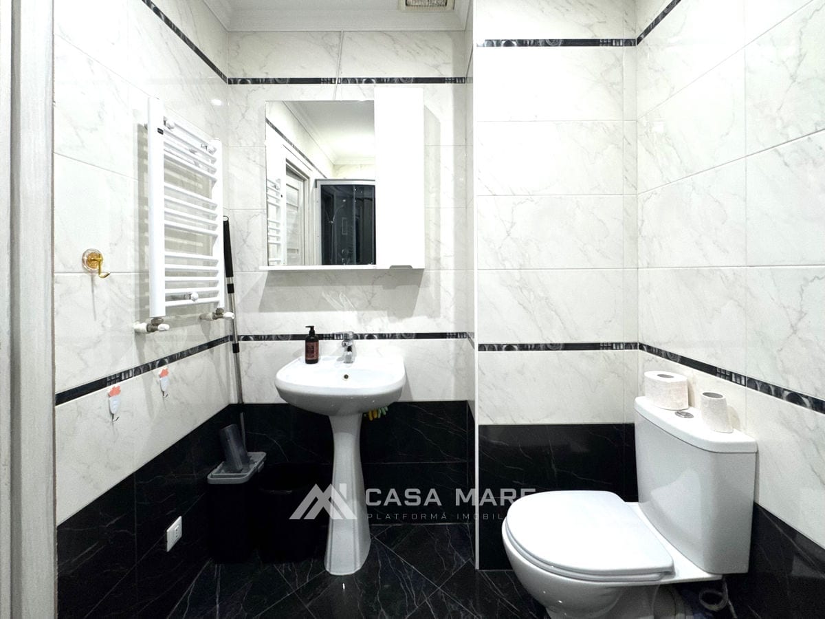 1-комнатная квартира, 51 м², Рышкановка, Кишинёв 7