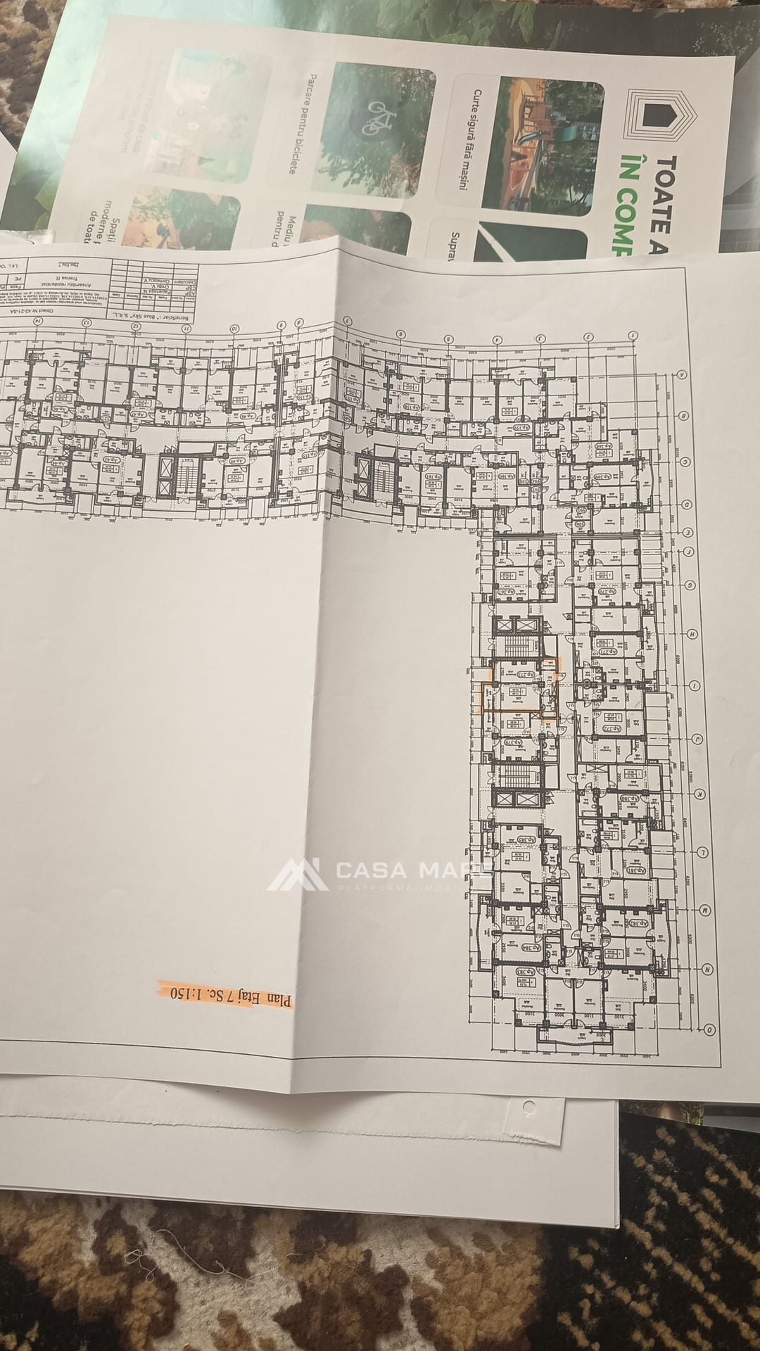 1-комнатная квартира, 46 м², Кишинёв 5