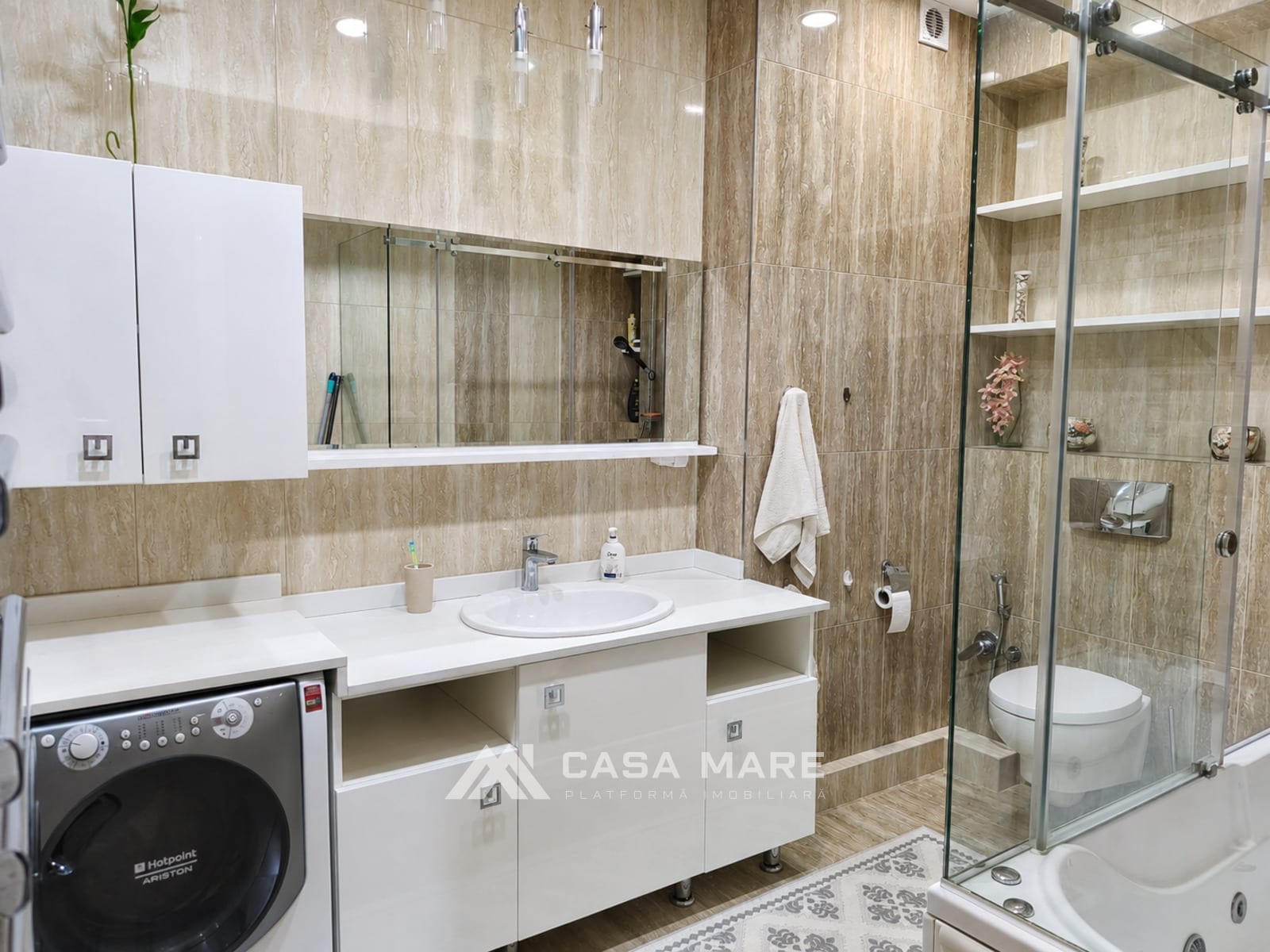 1-комнатная квартира, 53 м², Кишинёв 9