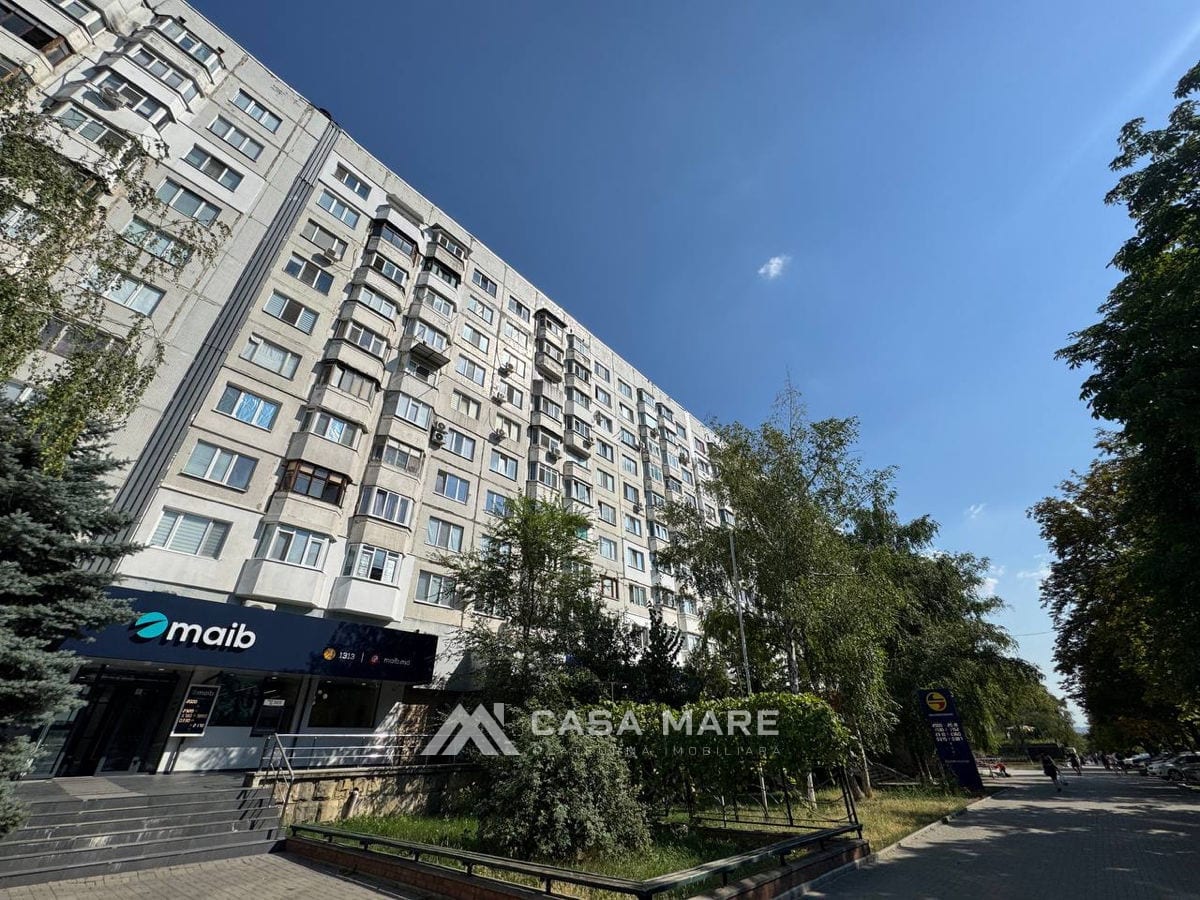 2-комнатная квартира, 52 м², Кишинёв 1