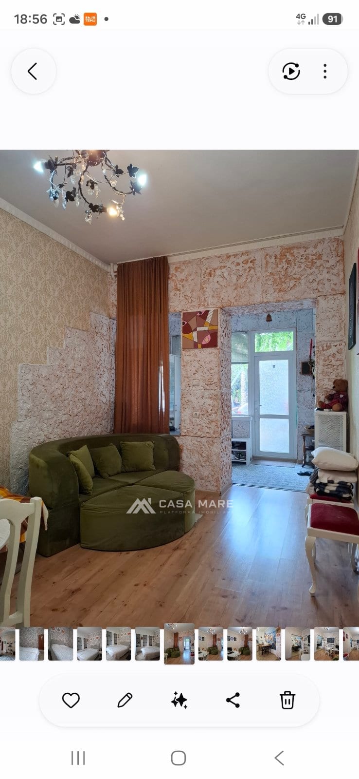 Apartament cu 4 camere, 100 m², Chișinău 9