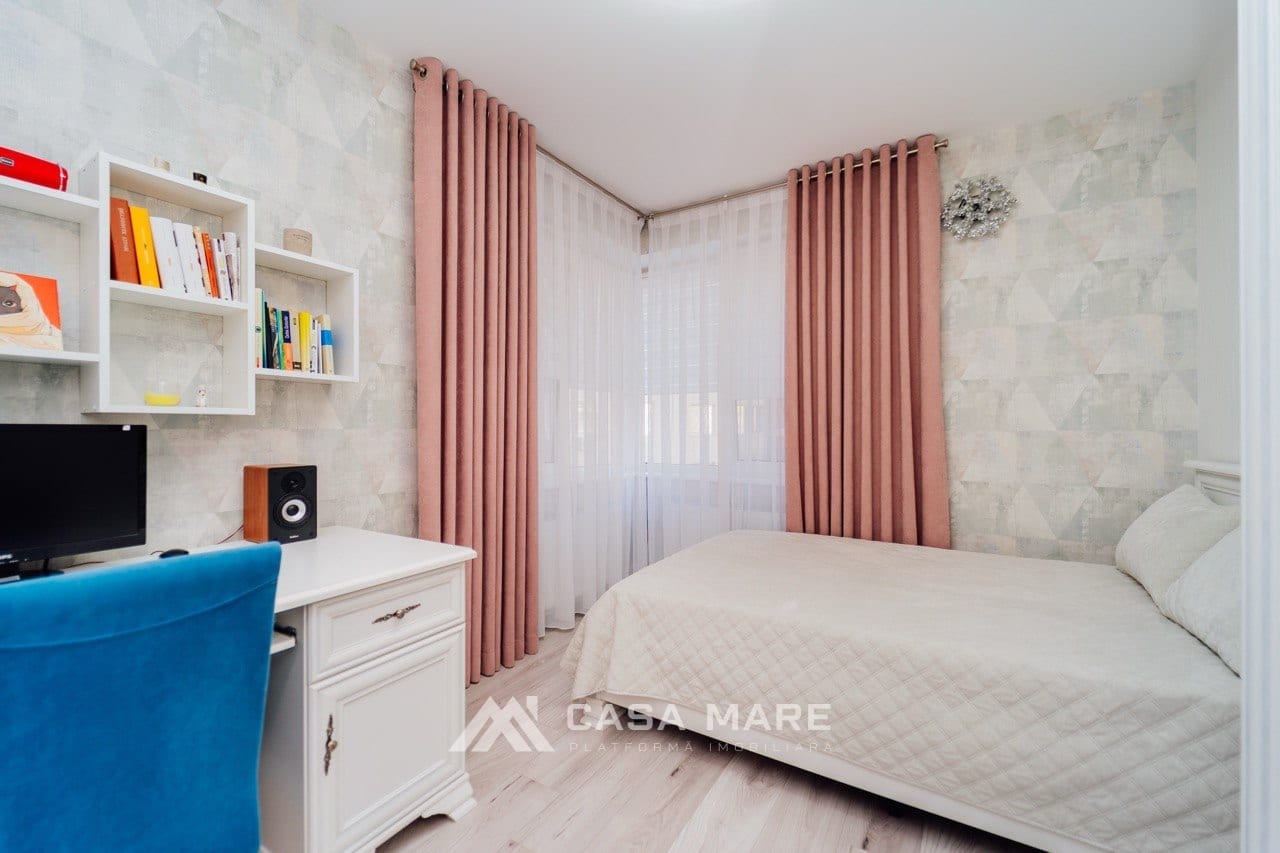 3-комнатная квартира, 69 м², Кишинёв 3