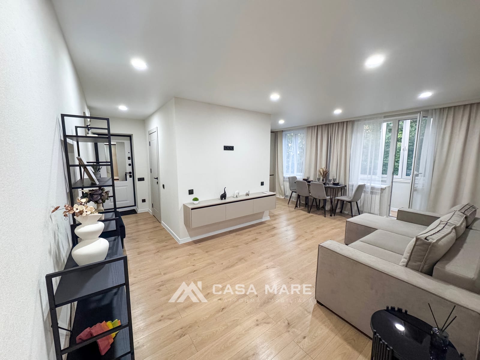 2-комнатная квартира, 60 м², Ботаника, Кишинёв 2
