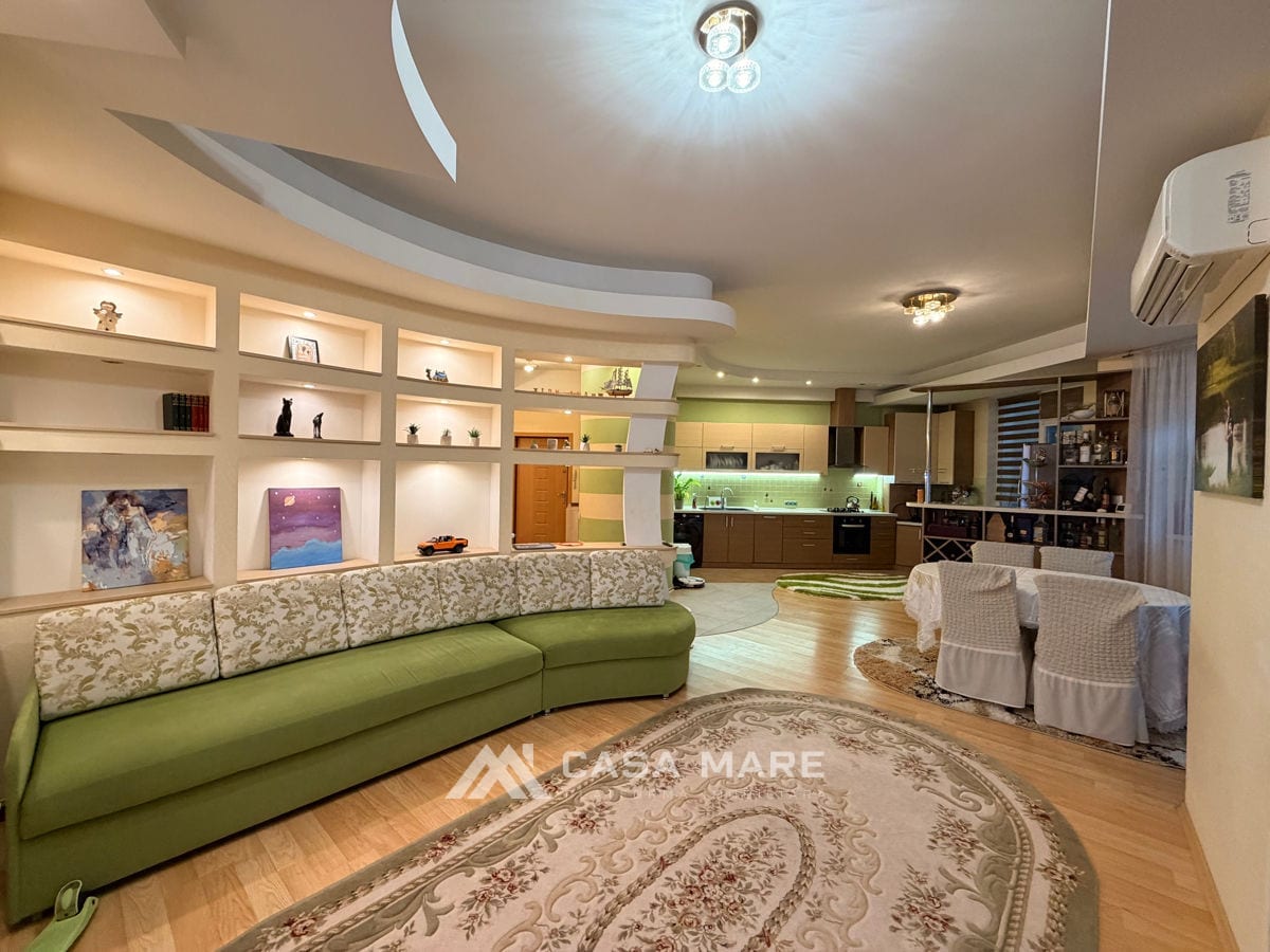 3-комнатная квартира, 114 м², Кишинёв 3