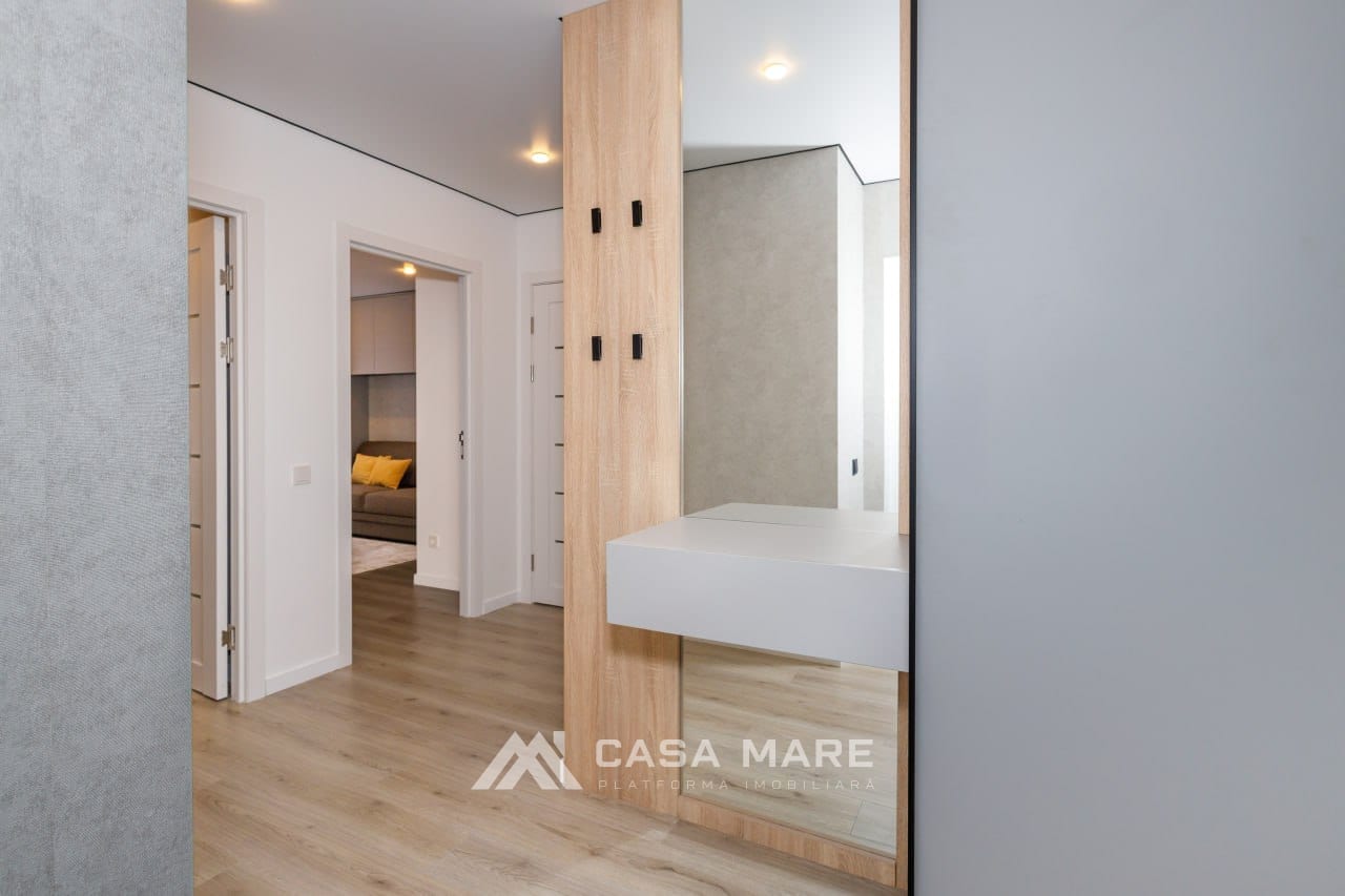 1-комнатная квартира, 38 м², Кишинёв 8