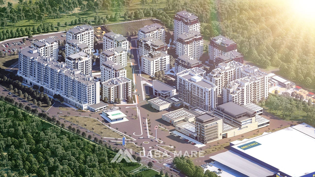 1-комнатная квартира, 46 м², Кишинёв 2