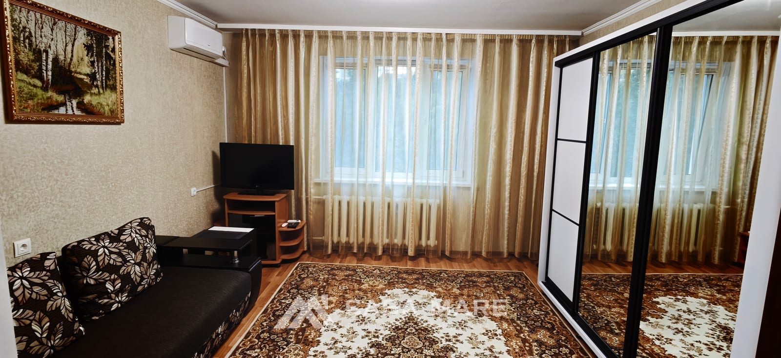 1-комнатная квартира, 40 м², Кишинёв 1
