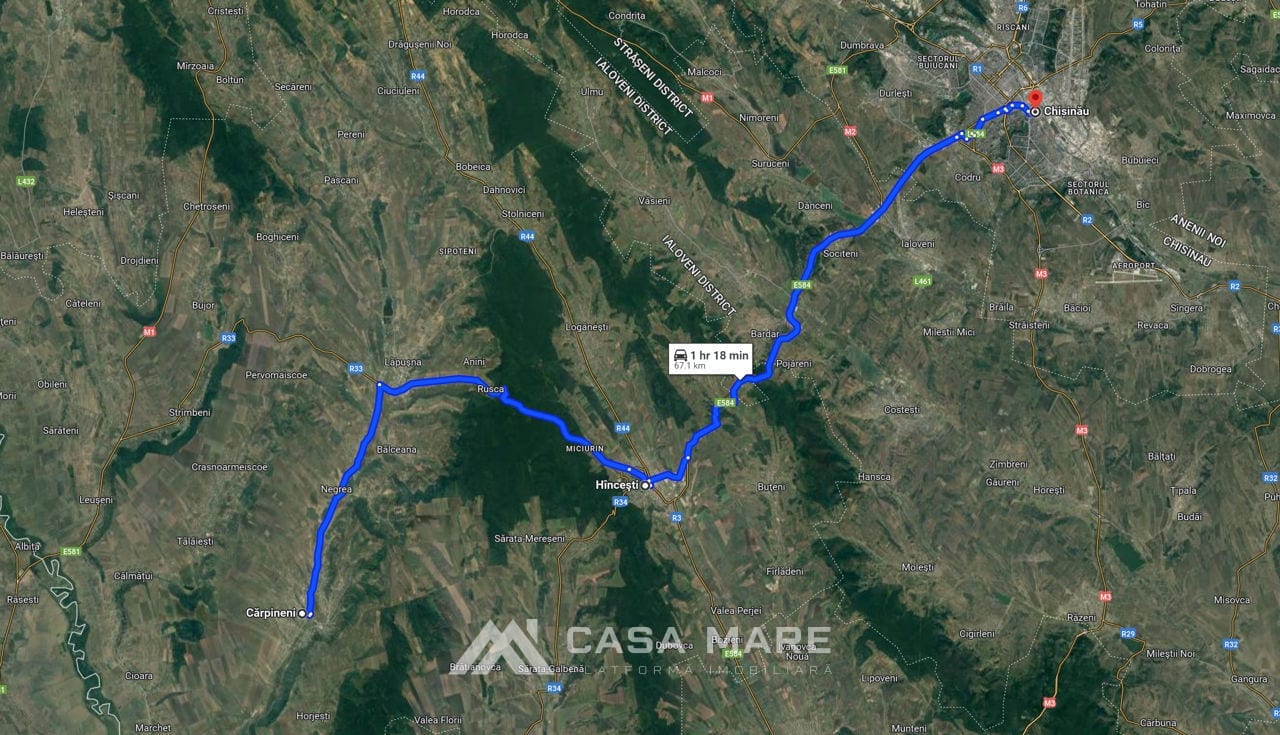 Участок, 280 соток, Хынчешты 2