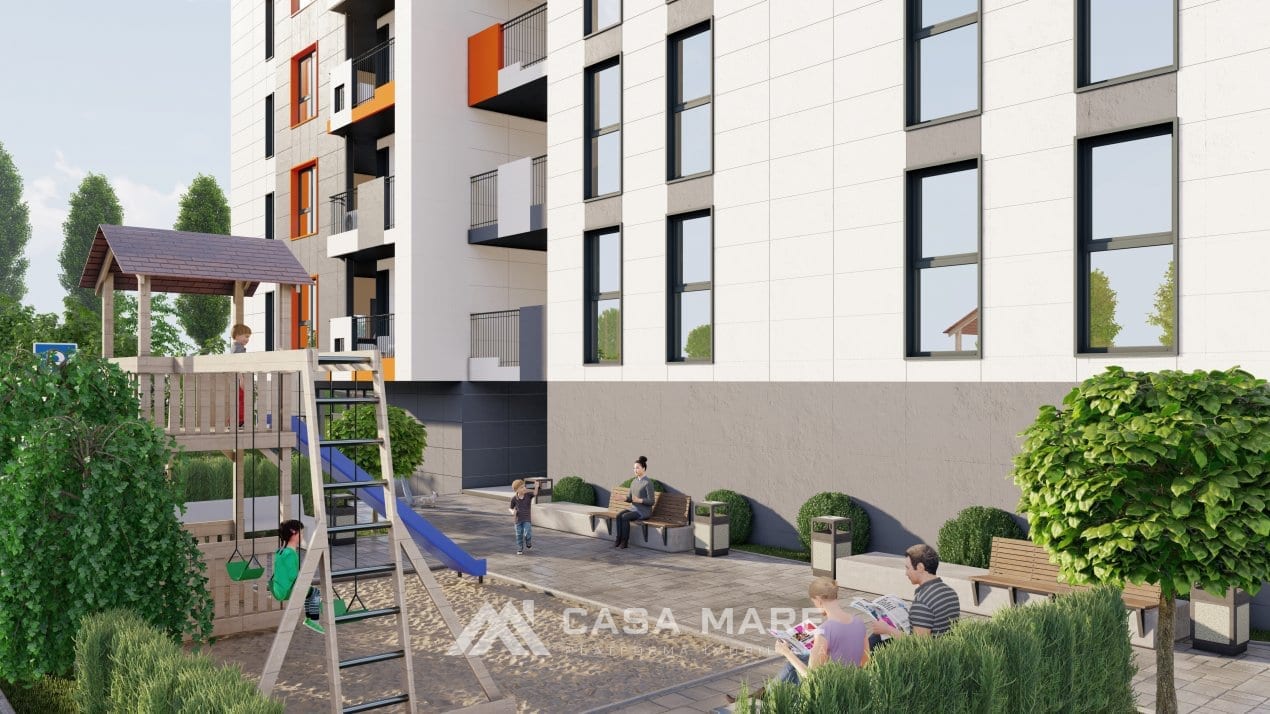 Apartament cu 1 cameră, 51 m², Chișinău 6