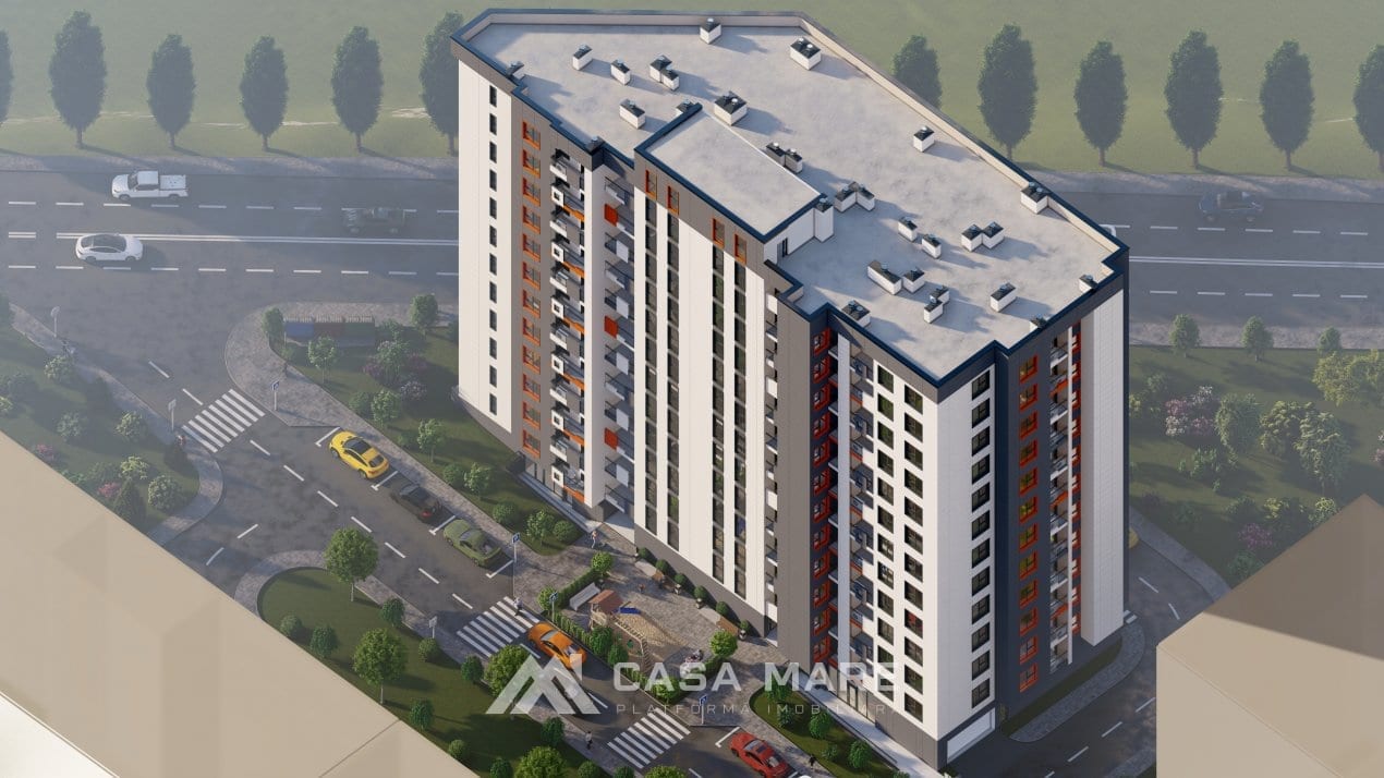 1-комнатная квартира, 51 м², Кишинёв 3