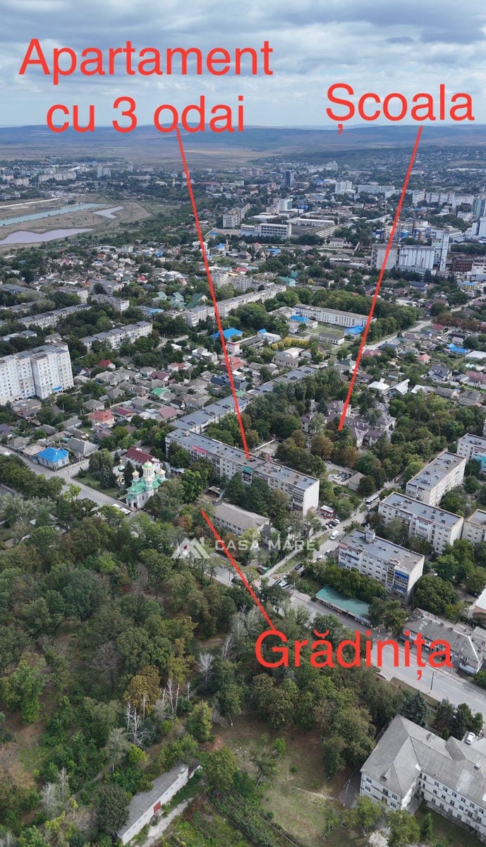 Apartament cu 3 camere, 68 m², Paminteni, Bălți 5