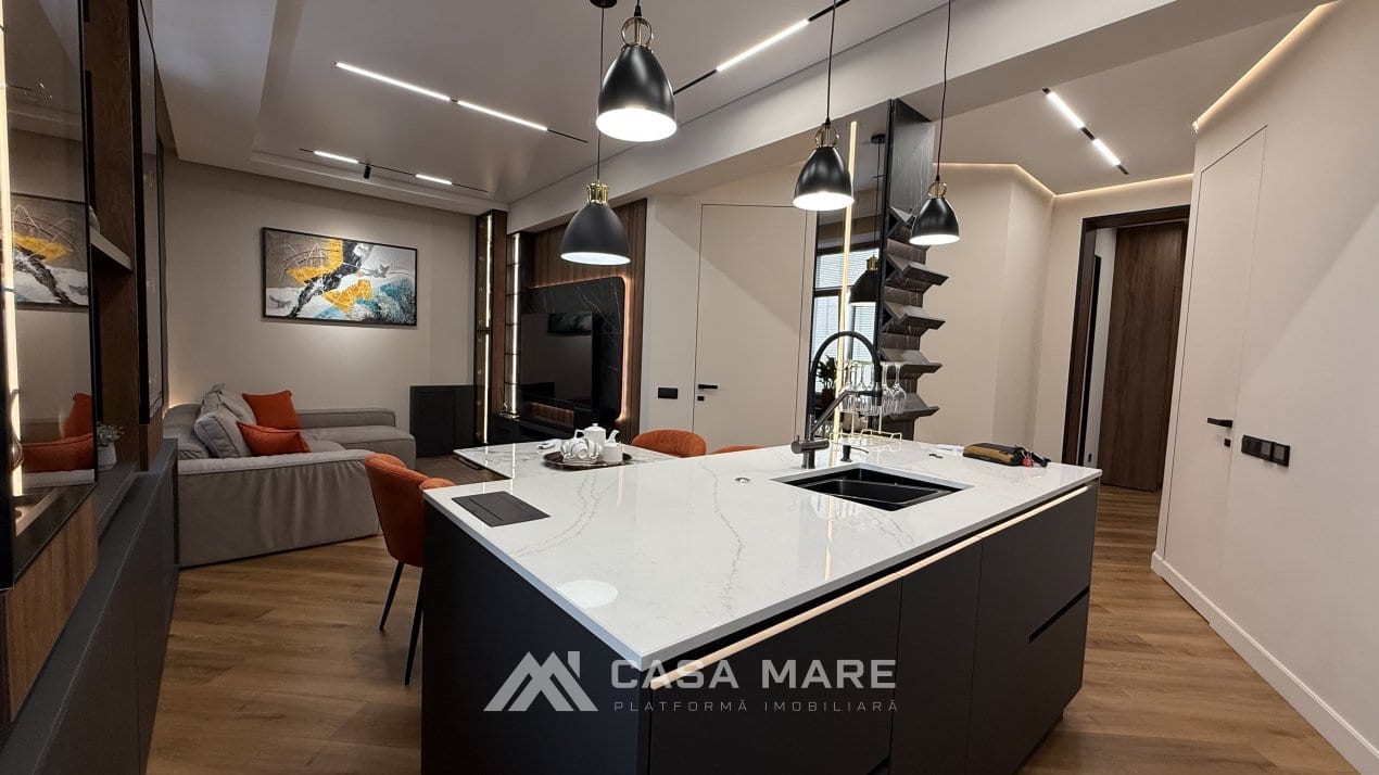 2-комнатная квартира, 72 м², Кишинёв 5