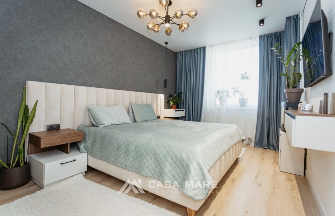 Apartament cu 2 camere, 56 m², Chișinău 9