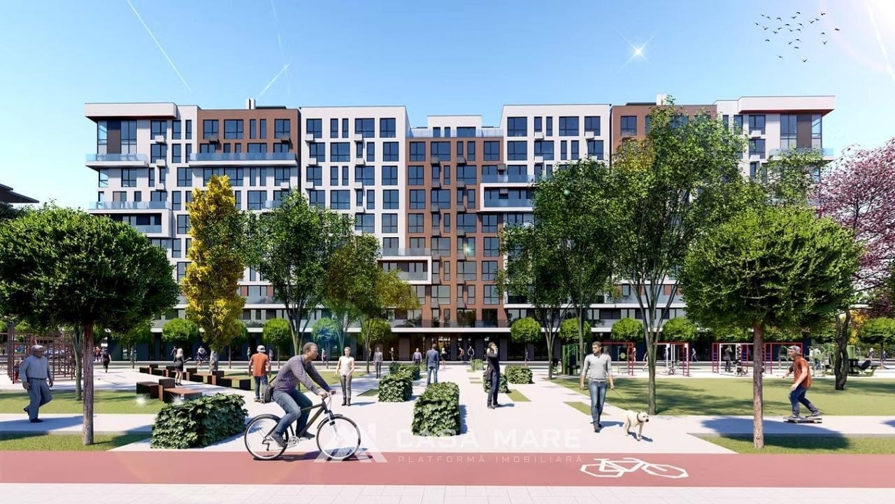 1-комнатная квартира, 42 м², Кишинёв 3