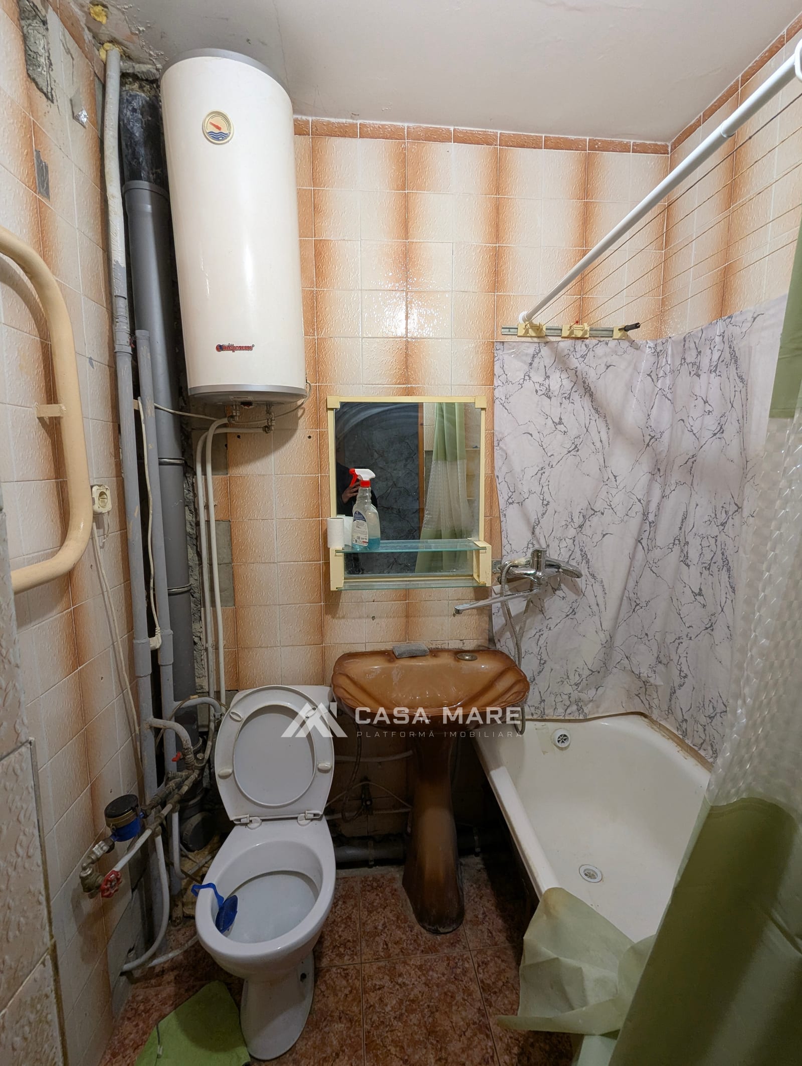 1-комнатная квартира, 37 м², Кишинёв 9