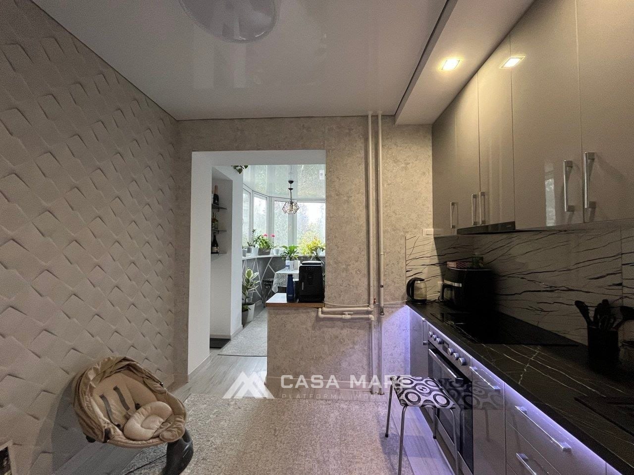 Квартира, 57 м², Кишинёв 6