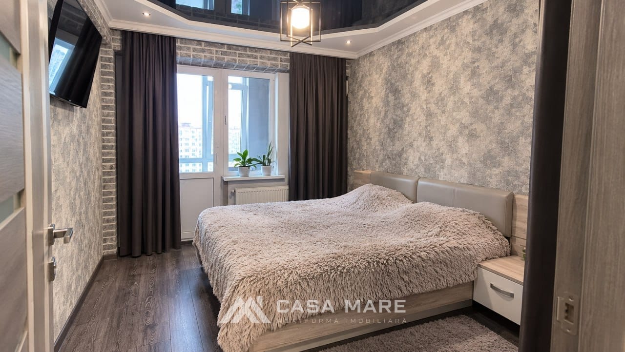 2-комнатная квартира, 71 м², Кишинёв 4
