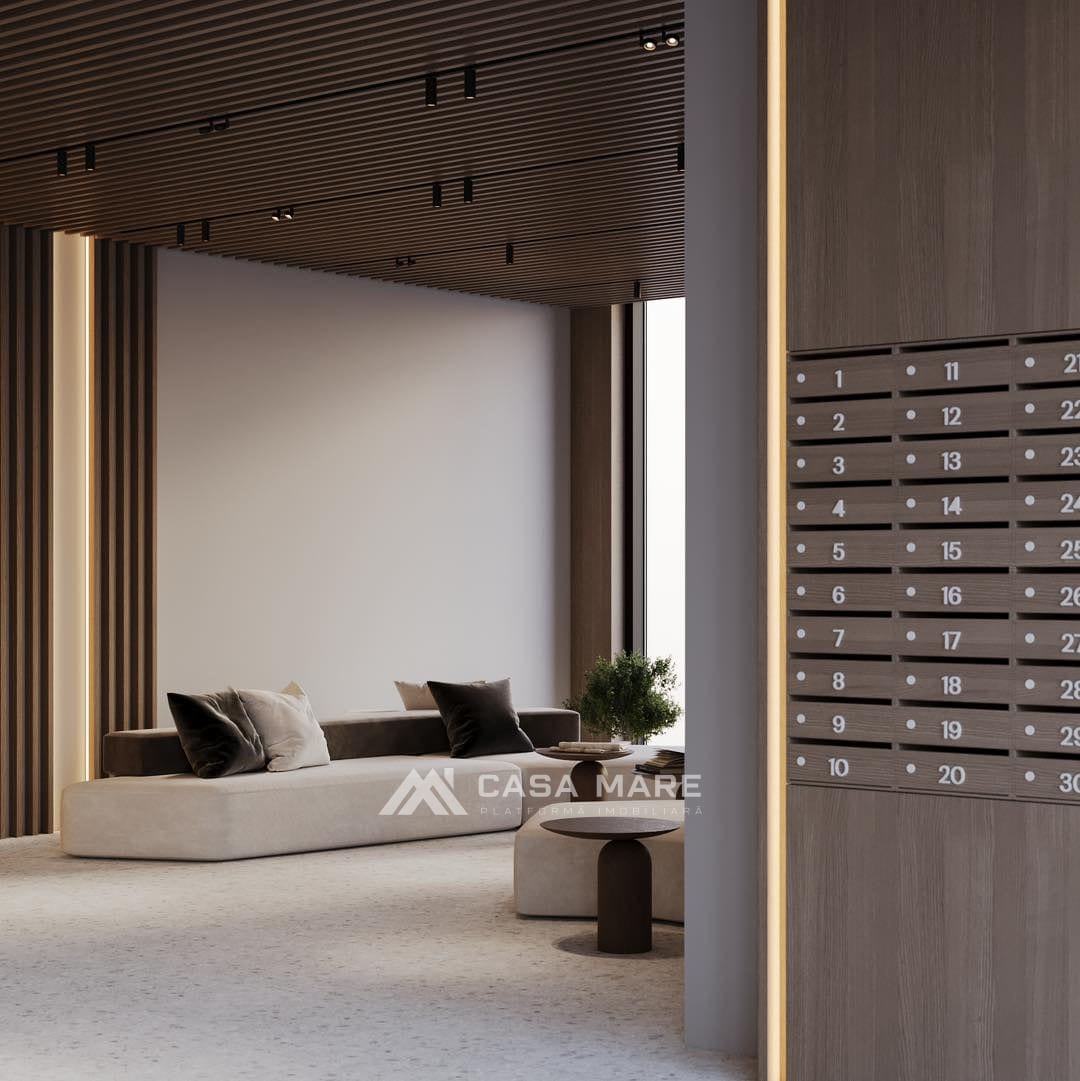 1-комнатная квартира, 53 м², Скулянка, Кишинёв 9