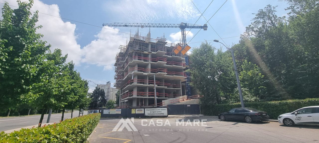 1-комнатная квартира, 53 м², Скулянка, Кишинёв 5