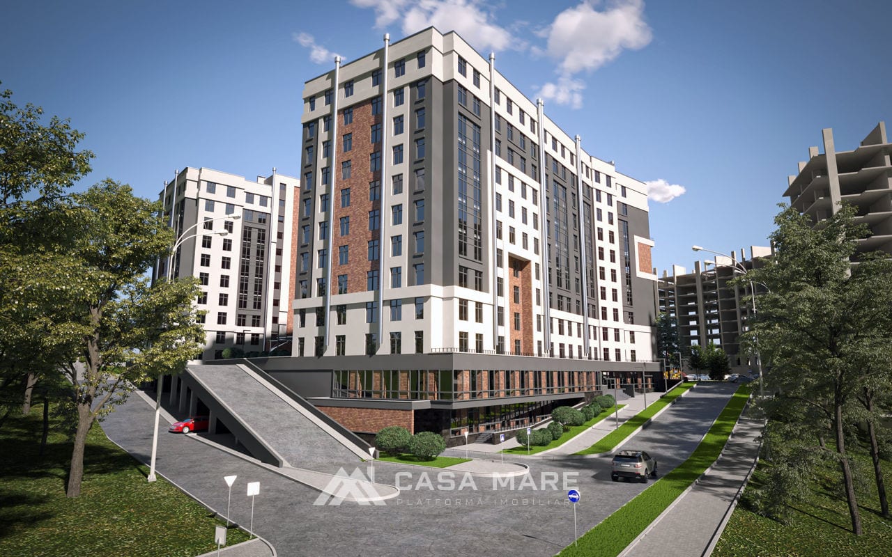 1-комнатная квартира, 54 м², Чеканы, Кишинёв 1