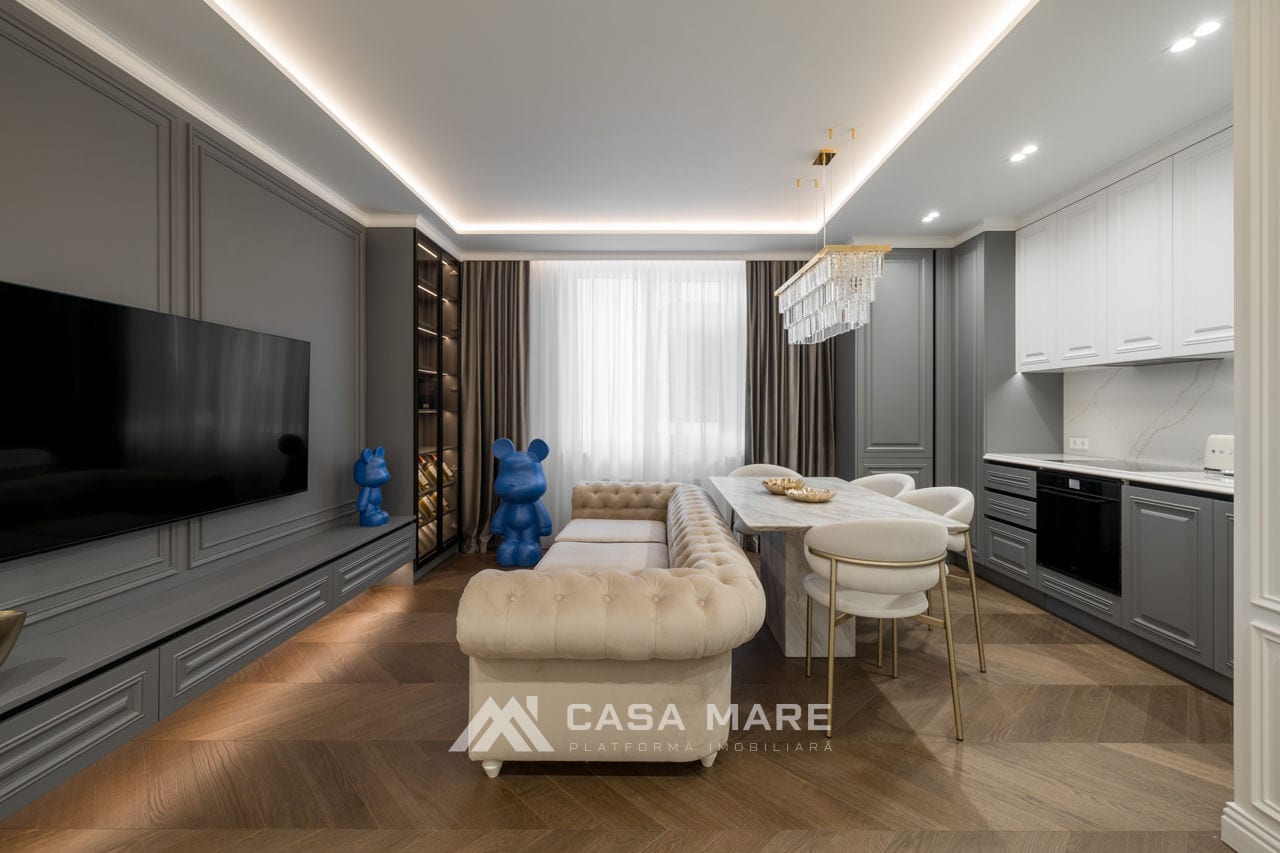 Apartament cu 2 camere, 69 m², Centru, Chișinău 2