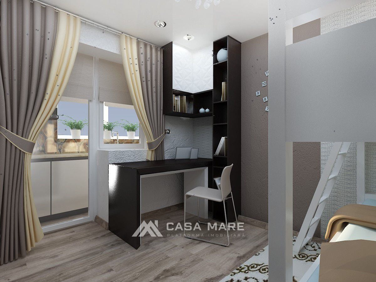 Apartament cu 2 camere, 82 m², Chișinău 7