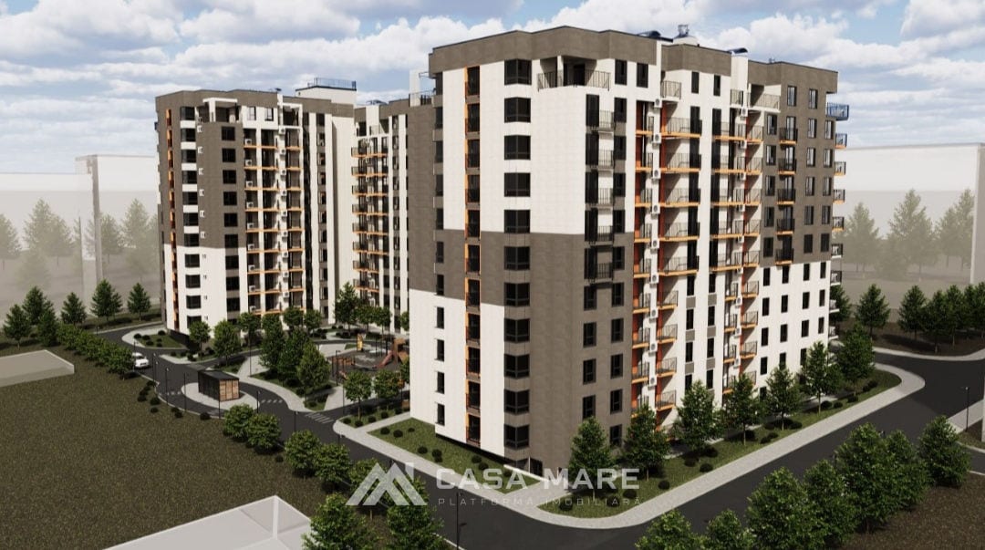 1-комнатная квартира, 47 м², Дурлешты 6