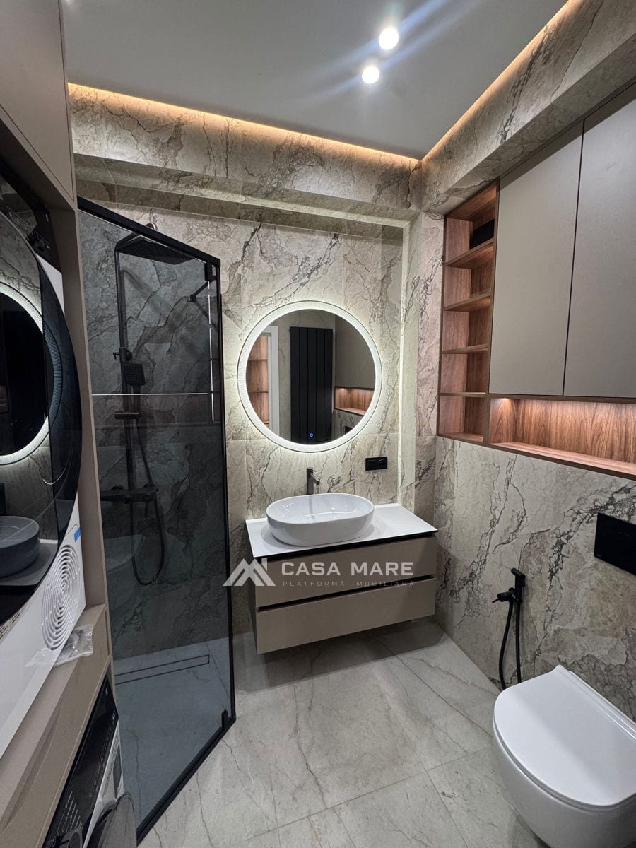 1-комнатная квартира, 47 м², Рышкановка, Кишинёв 8