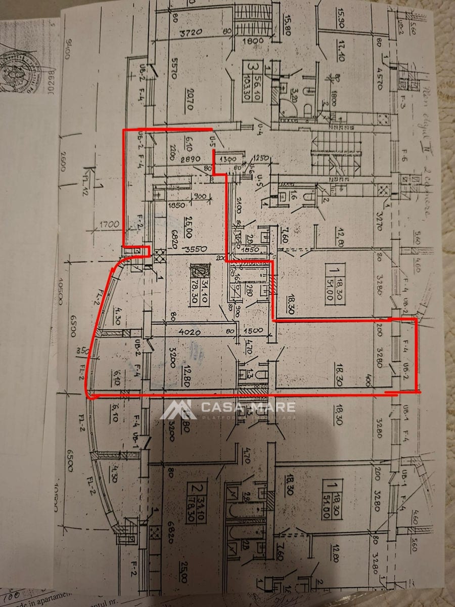 2-комнатная квартира, 78 м², Кэлэрашь 2