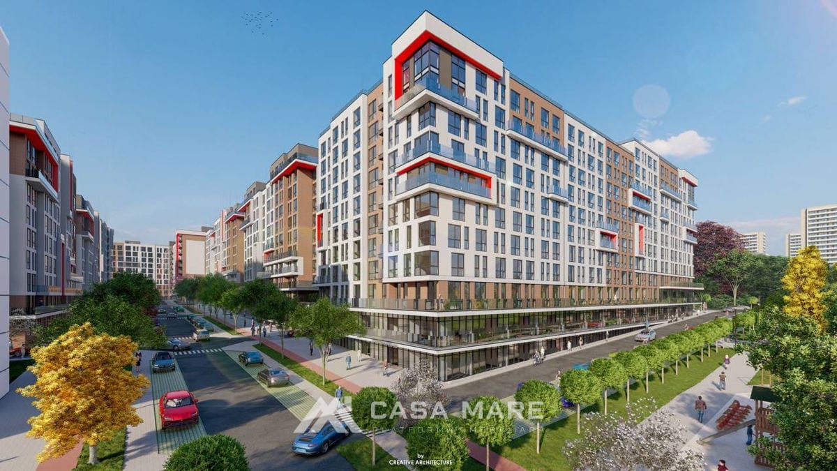 1-комнатная квартира, 41 м², Телецентр, Кишинёв 3
