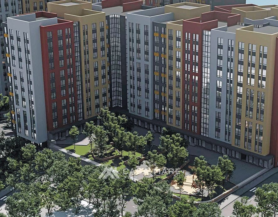 2-комнатная квартира, 67 м², Ботаника, Кишинёв 4
