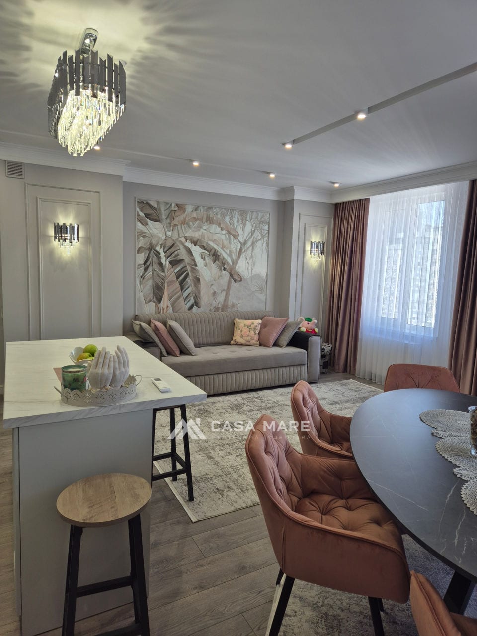 Apartament cu 2 camere, 79 m², Buiucani, Chișinău 2