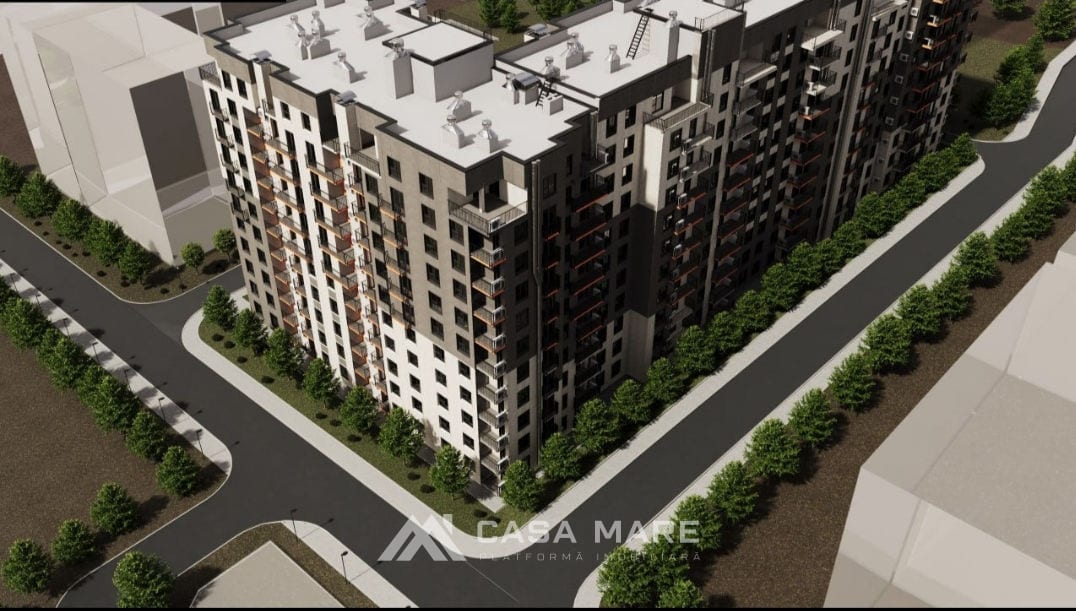 1-комнатная квартира, 47 м², Дурлешты 7