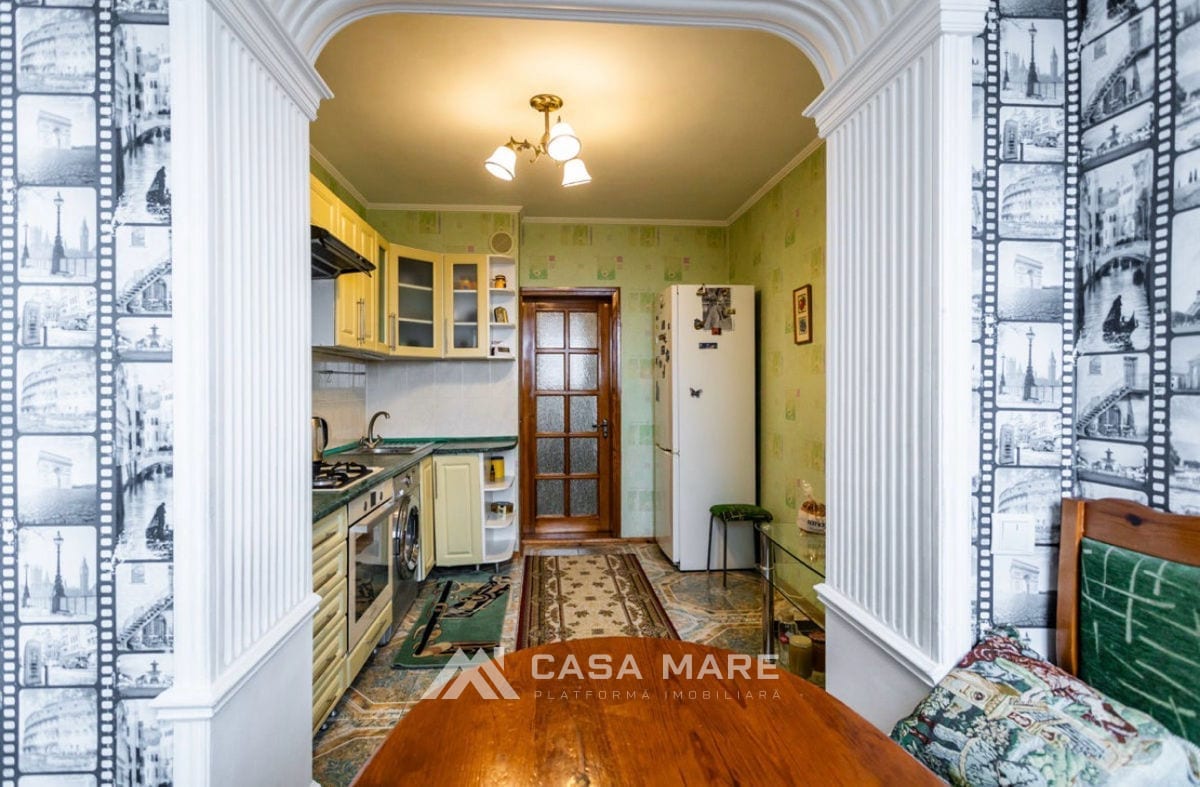 3-комнатная квартира, 72 м², Центр, Кишинёв 3