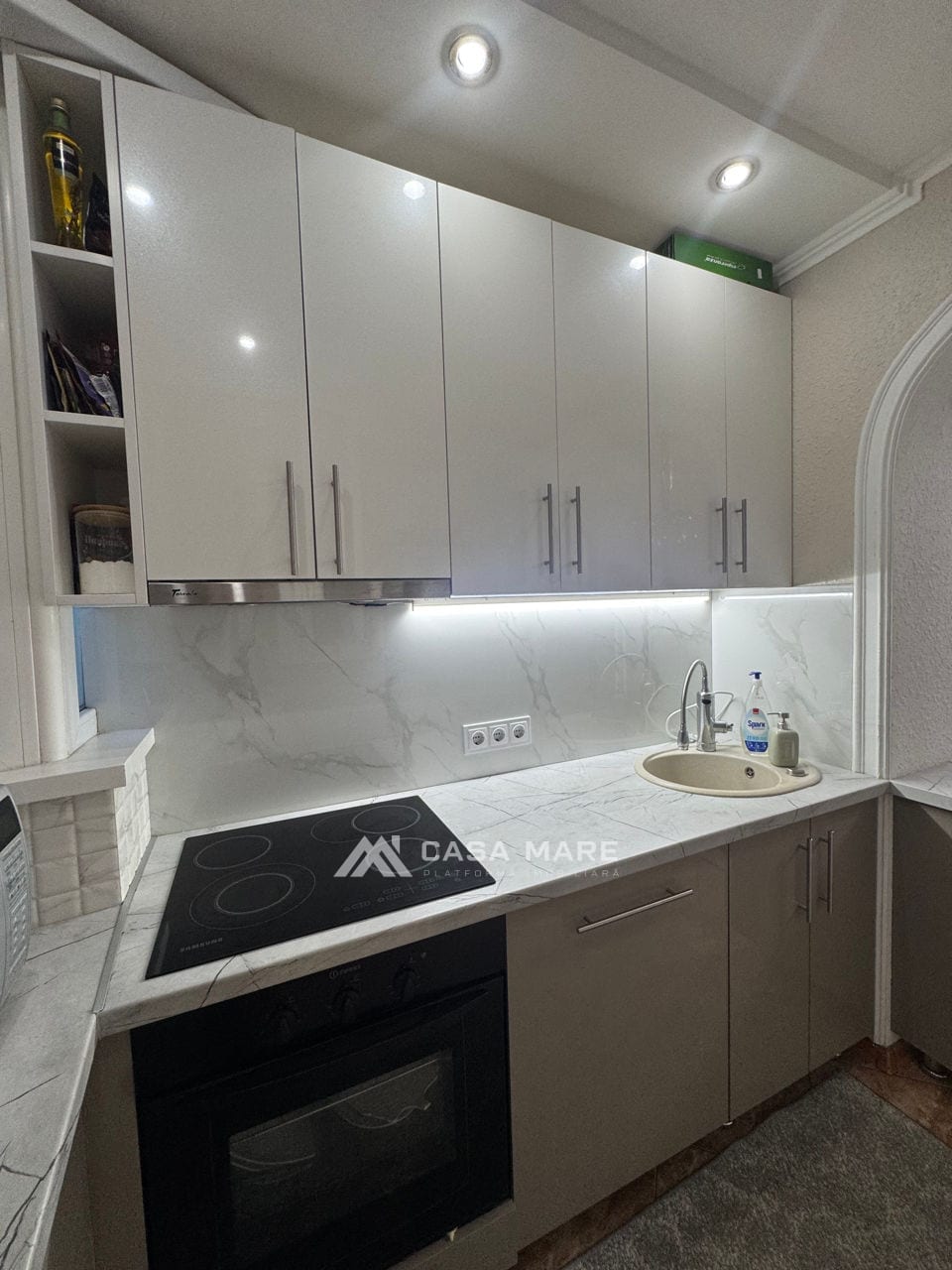 2-комнатная квартира, 55 м², 9 cartier, Bălți 3