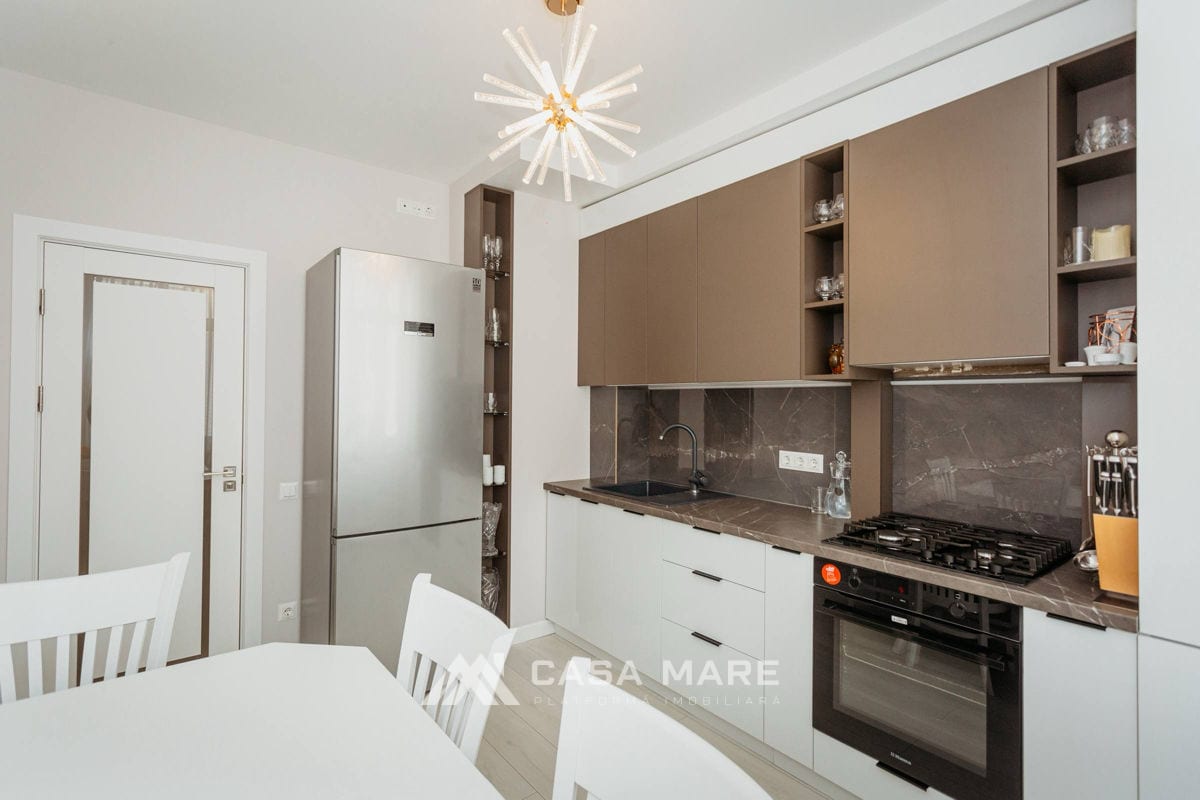 2-комнатная квартира, 70 м², Ботаника, Кишинёв 6
