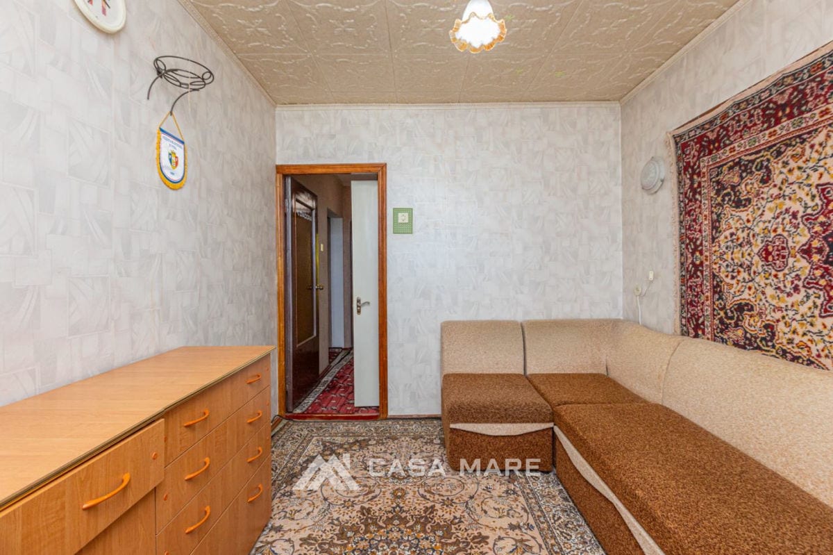3-комнатная квартира, 70 м², Ботаника, Кишинёв 3