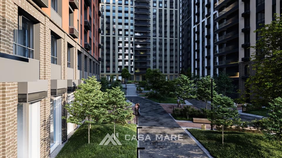 2-комнатная квартира, 47 м², Рышкановка, Кишинёв 1
