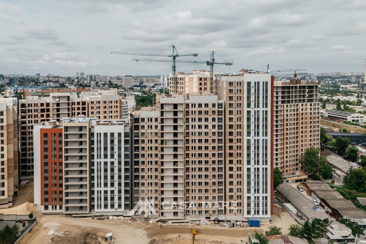 2-комнатная квартира, 55 м², Ботаника, Кишинёв 9