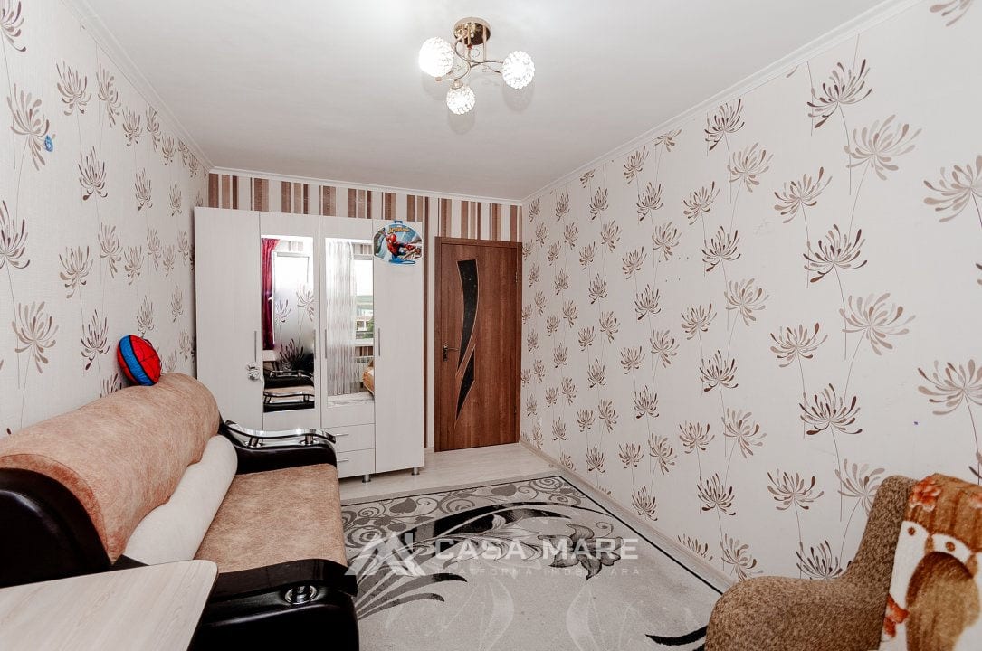 1-комнатная квартира, 40 м², Чеканы, Кишинёв 1