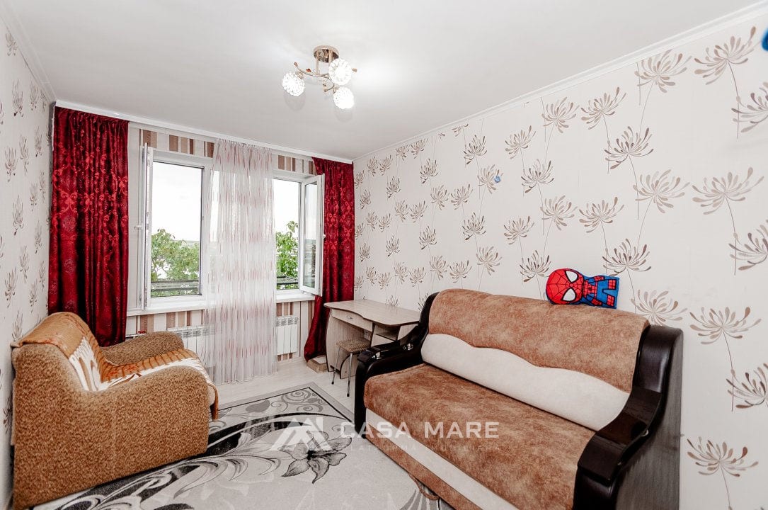 1-комнатная квартира, 40 м², Чеканы, Кишинёв 3