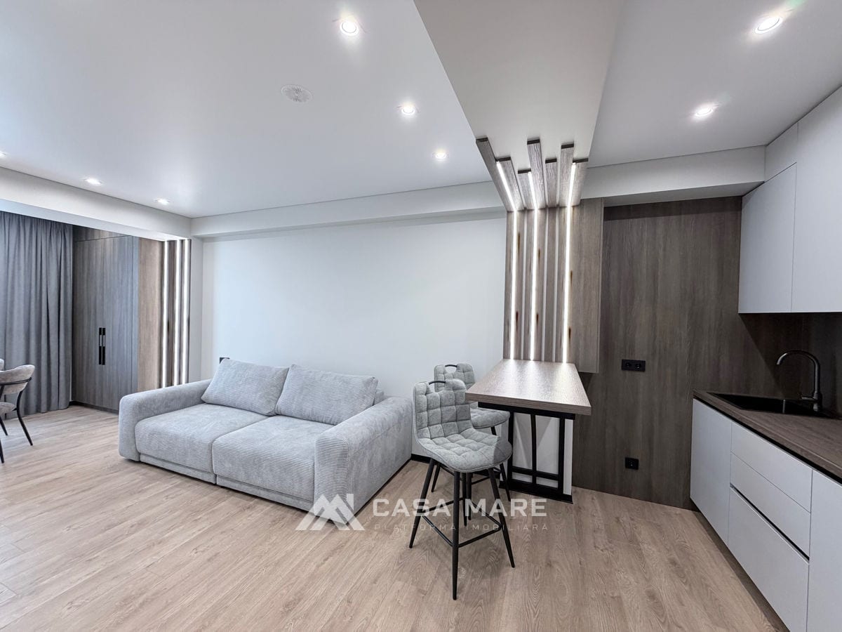 1-комнатная квартира, 53 м², Телецентр, Кишинёв 2