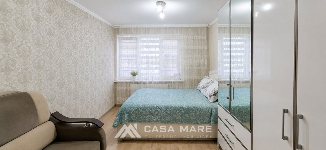 2-комнатная квартира, 53 м², Чеканы, Кишинёв 1
