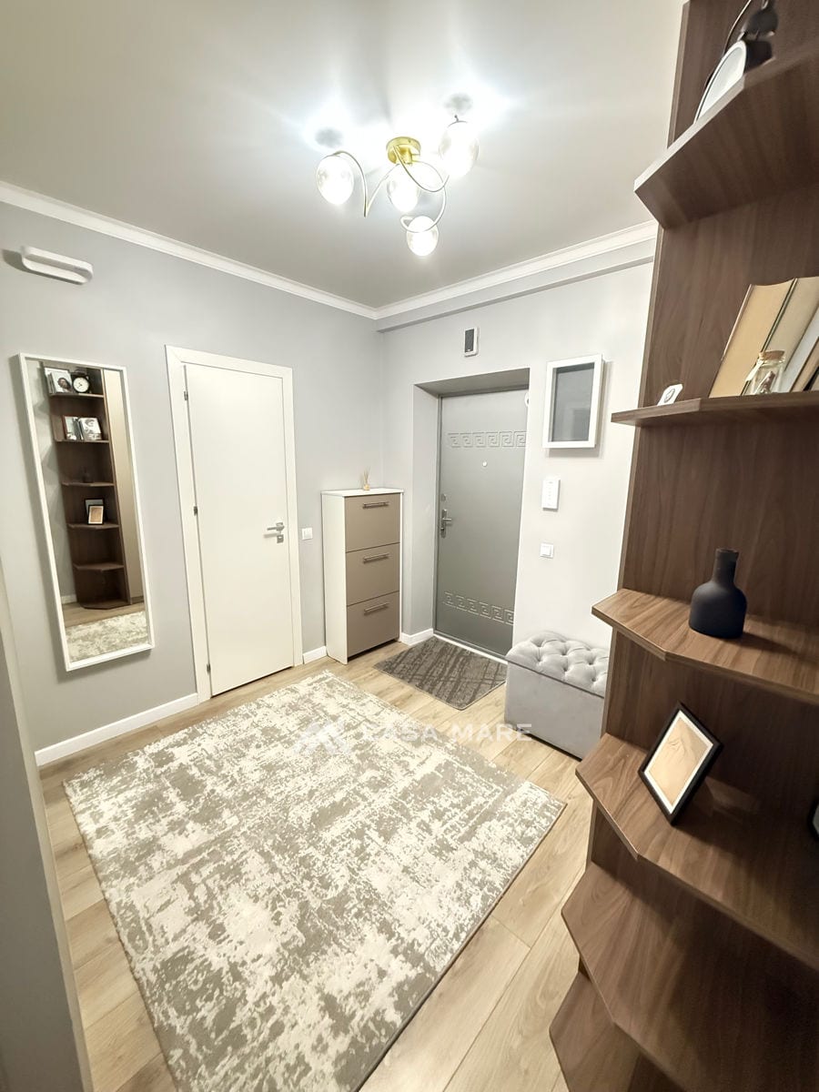 1-комнатная квартира, 51 м², Рышкановка, Кишинёв 10